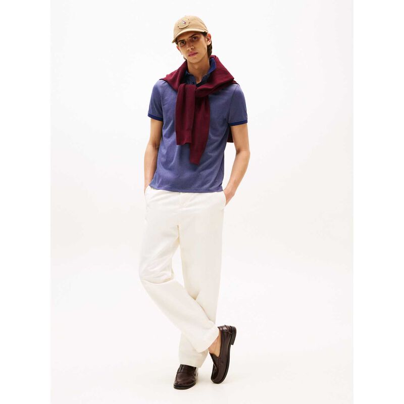 Tommy Hilfiger Single Jersey Jacquard Reg Polo image number 3